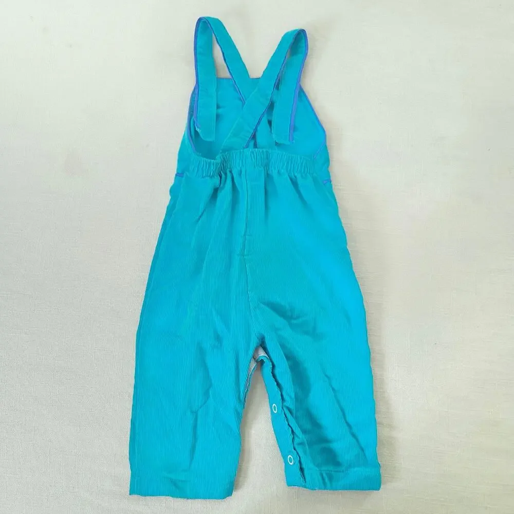 Vintage Healthtex Basketball Bear Overalls 9-12 months - Picture 4 of 6
